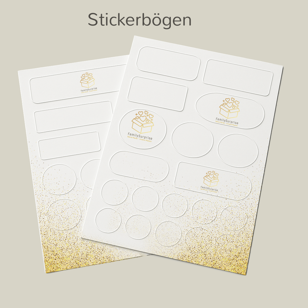 Stickerbögen - Preise auf Anfrage mit hochwertigem Druck